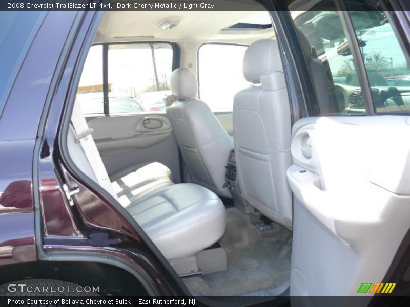 Dark Cherry Metallic / Light Gray 2008 Chevrolet TrailBlazer LT 4x4