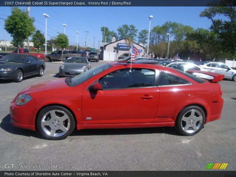 Victory Red / Ebony/Red 2007 Chevrolet Cobalt SS Supercharged Coupe