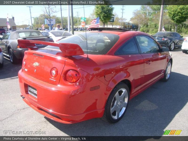 Victory Red / Ebony/Red 2007 Chevrolet Cobalt SS Supercharged Coupe
