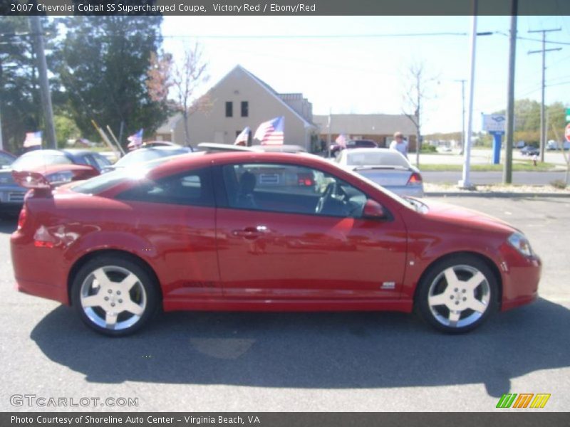 Victory Red / Ebony/Red 2007 Chevrolet Cobalt SS Supercharged Coupe