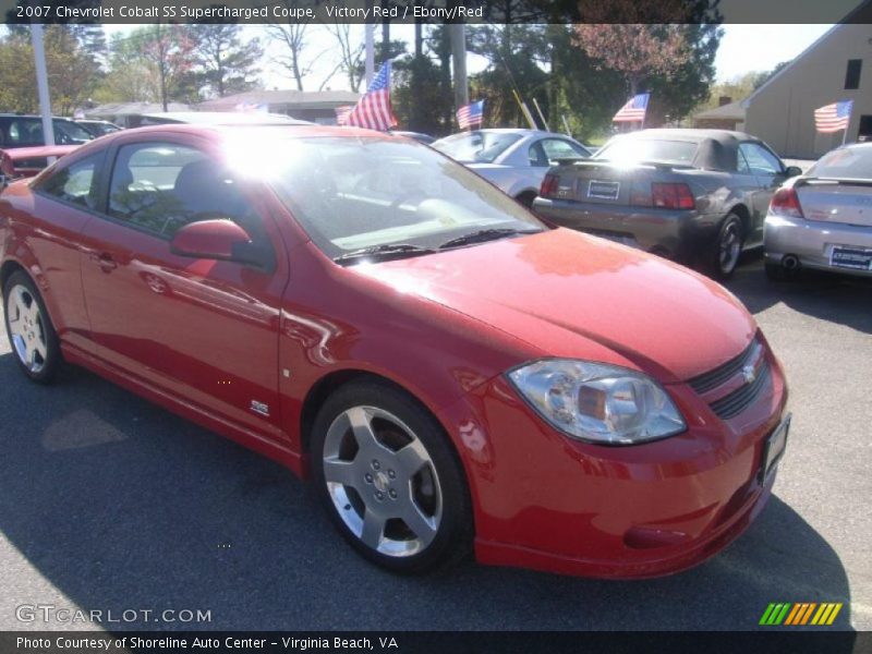 Victory Red / Ebony/Red 2007 Chevrolet Cobalt SS Supercharged Coupe