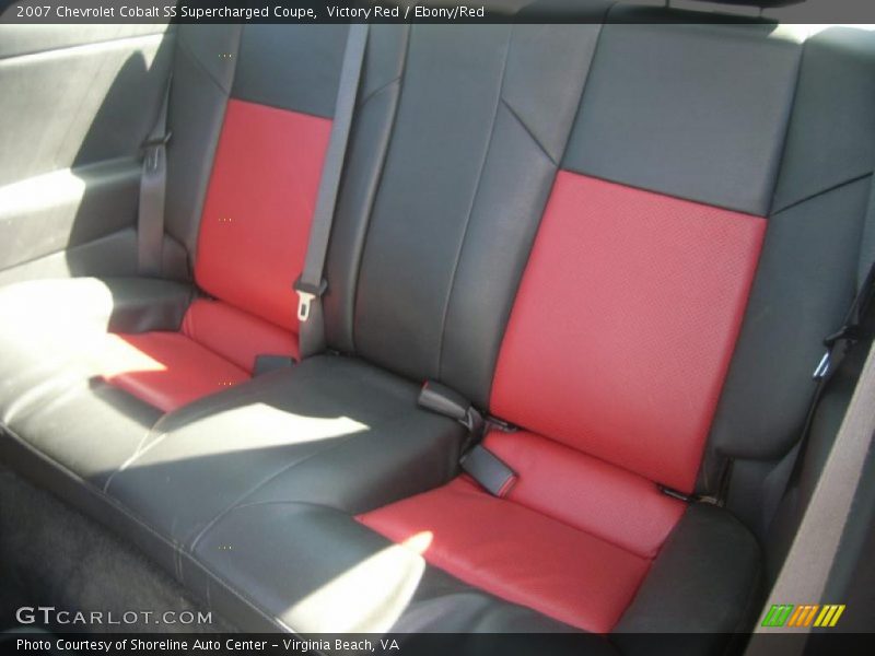 Victory Red / Ebony/Red 2007 Chevrolet Cobalt SS Supercharged Coupe