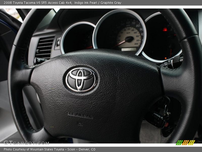 Indigo Ink Pearl / Graphite Gray 2008 Toyota Tacoma V6 SR5 Access Cab 4x4