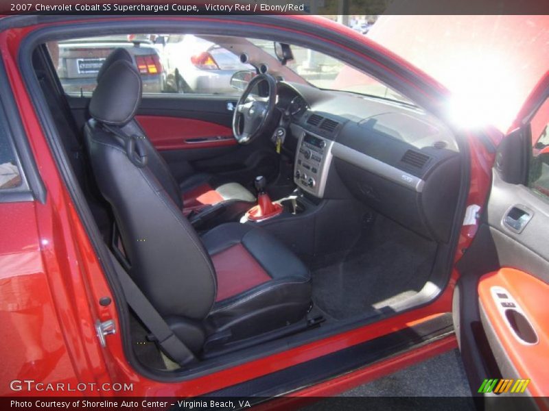 Victory Red / Ebony/Red 2007 Chevrolet Cobalt SS Supercharged Coupe