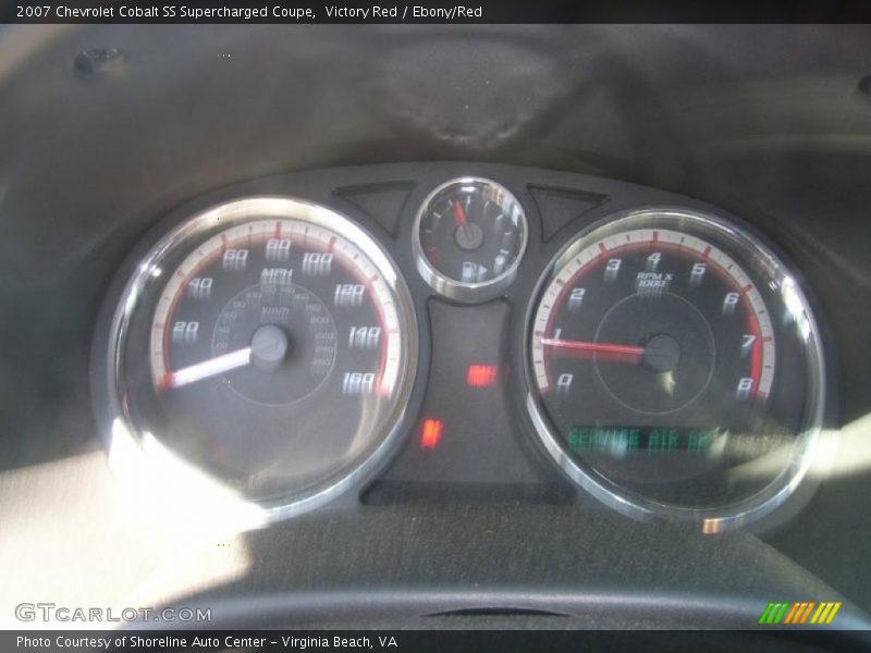 Victory Red / Ebony/Red 2007 Chevrolet Cobalt SS Supercharged Coupe