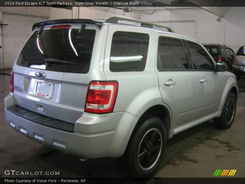 Ingot Silver Metallic / Charcoal Black 2010 Ford Escape XLT Sport Package