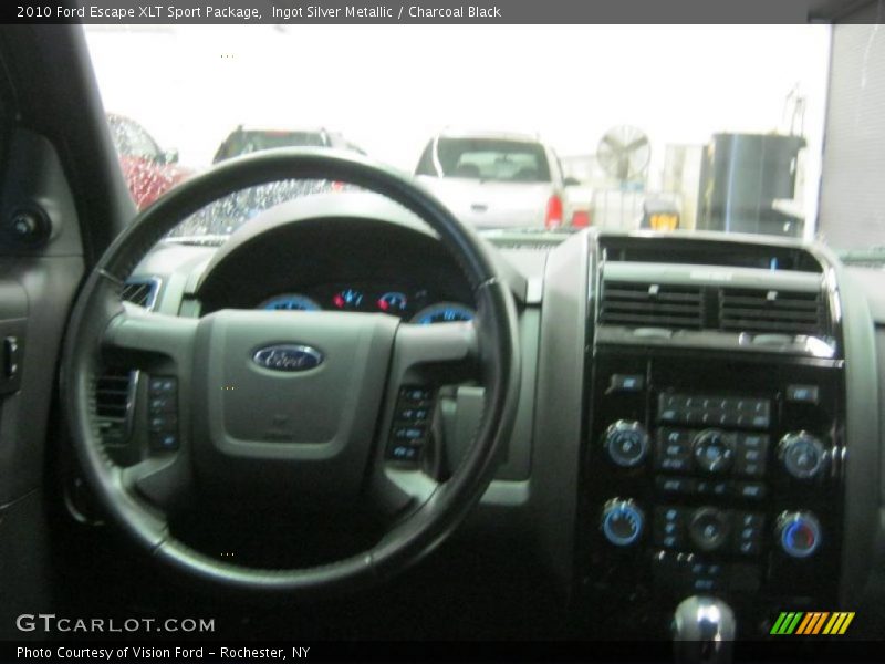 Ingot Silver Metallic / Charcoal Black 2010 Ford Escape XLT Sport Package