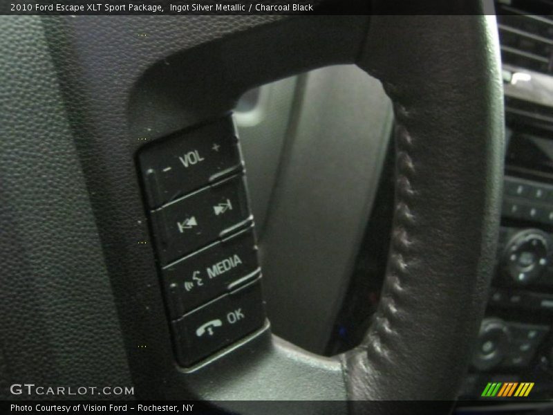 Ingot Silver Metallic / Charcoal Black 2010 Ford Escape XLT Sport Package