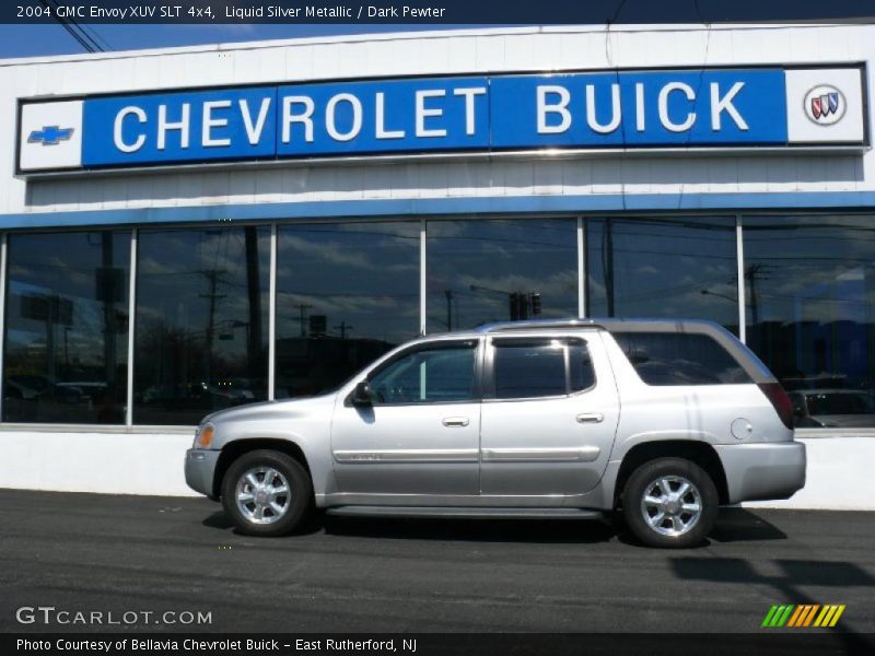 Liquid Silver Metallic / Dark Pewter 2004 GMC Envoy XUV SLT 4x4