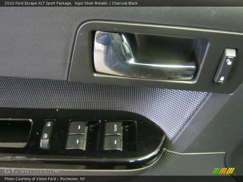Ingot Silver Metallic / Charcoal Black 2010 Ford Escape XLT Sport Package