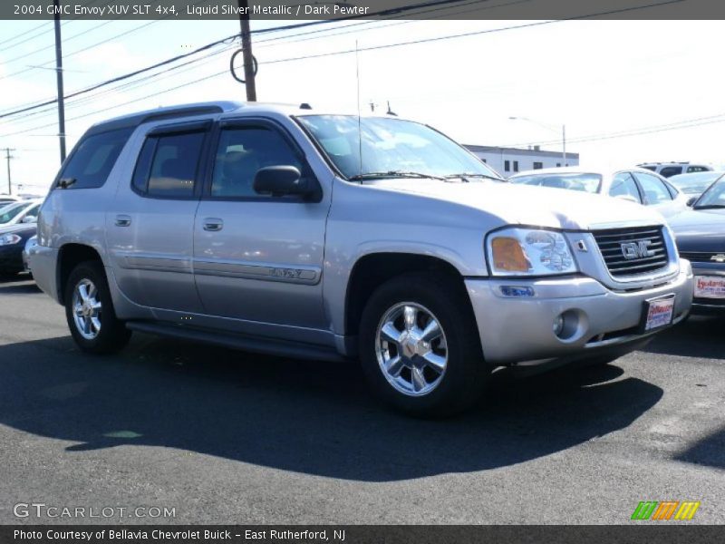 Liquid Silver Metallic / Dark Pewter 2004 GMC Envoy XUV SLT 4x4