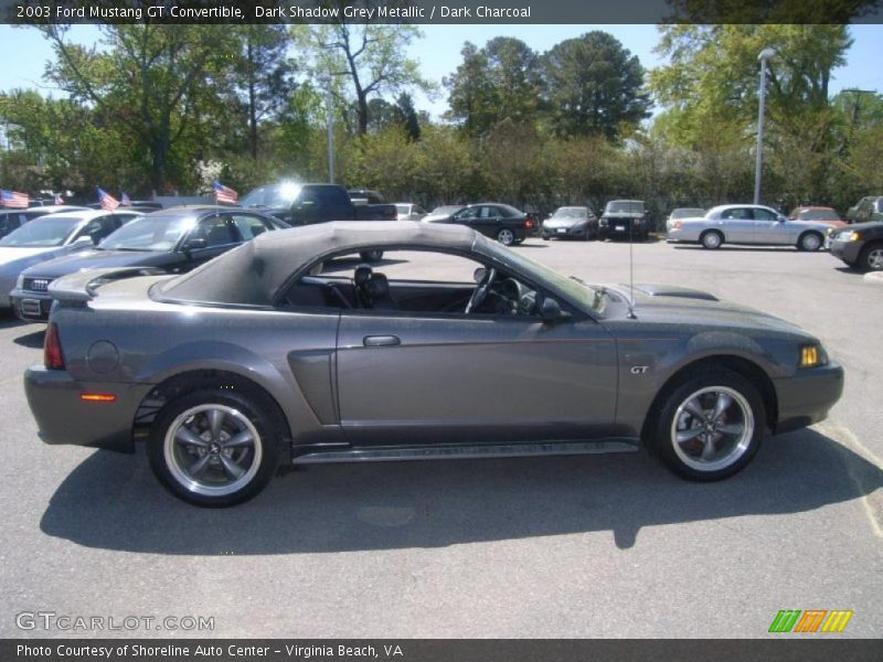 Dark Shadow Grey Metallic / Dark Charcoal 2003 Ford Mustang GT Convertible