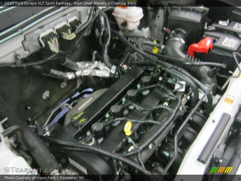 Ingot Silver Metallic / Charcoal Black 2010 Ford Escape XLT Sport Package