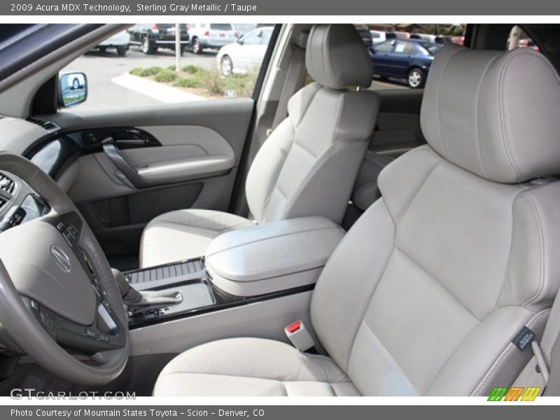  2009 MDX Technology Taupe Interior