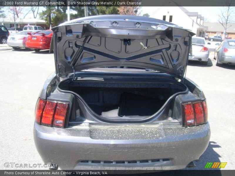 Dark Shadow Grey Metallic / Dark Charcoal 2003 Ford Mustang GT Convertible