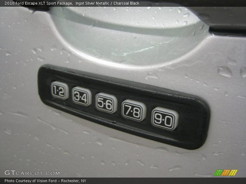 Ingot Silver Metallic / Charcoal Black 2010 Ford Escape XLT Sport Package
