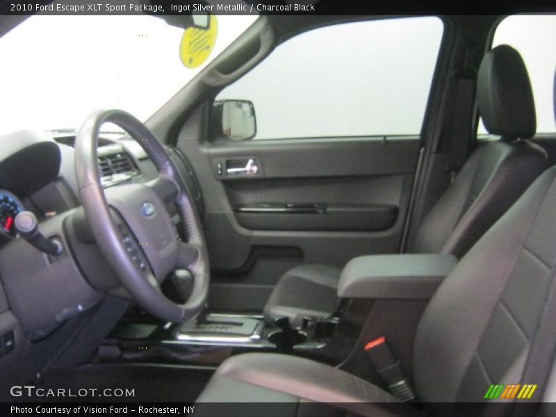 Ingot Silver Metallic / Charcoal Black 2010 Ford Escape XLT Sport Package