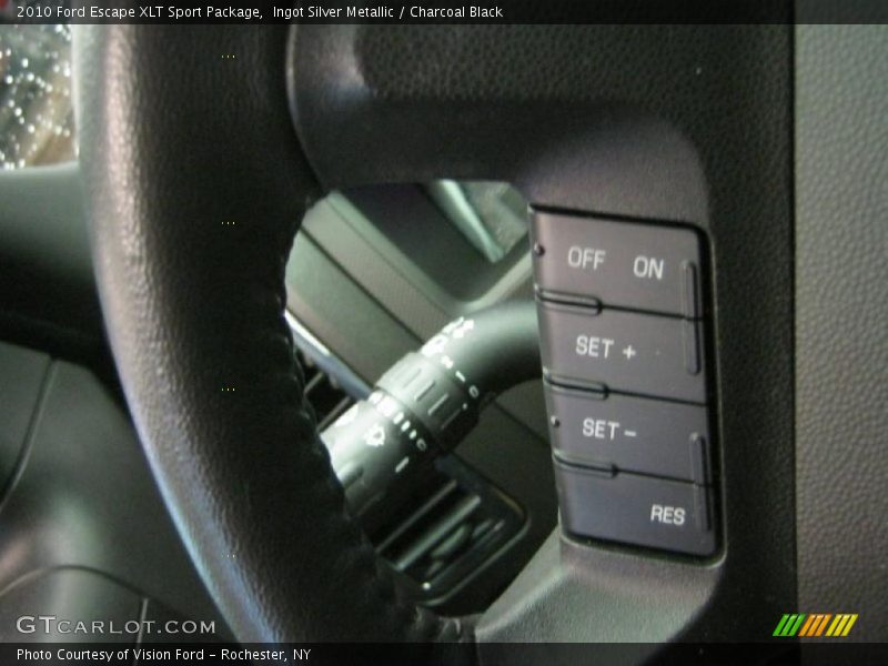 Ingot Silver Metallic / Charcoal Black 2010 Ford Escape XLT Sport Package