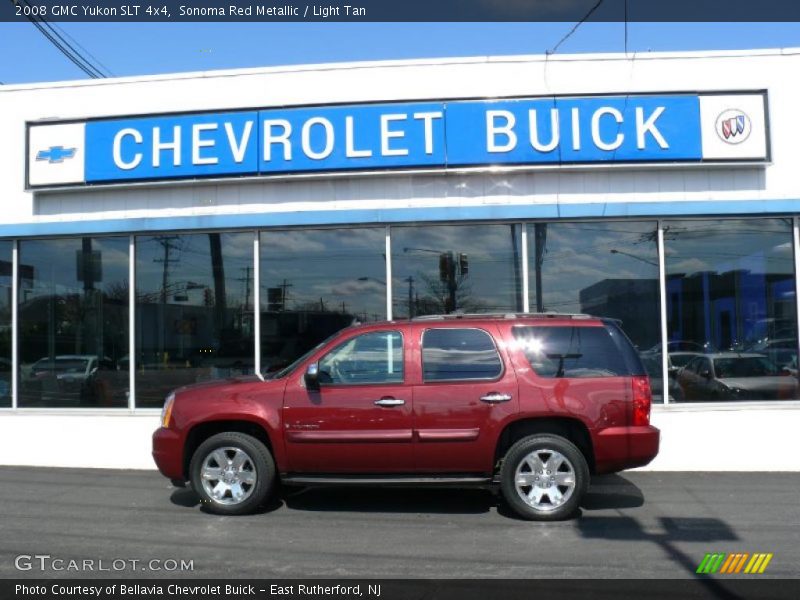 Sonoma Red Metallic / Light Tan 2008 GMC Yukon SLT 4x4