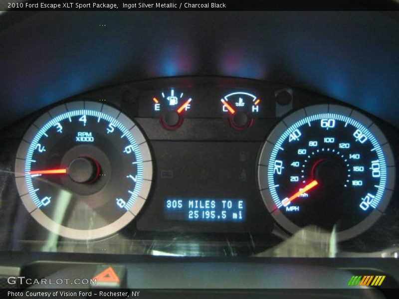 Ingot Silver Metallic / Charcoal Black 2010 Ford Escape XLT Sport Package