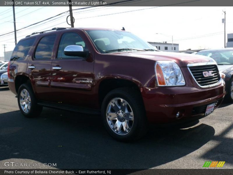Sonoma Red Metallic / Light Tan 2008 GMC Yukon SLT 4x4
