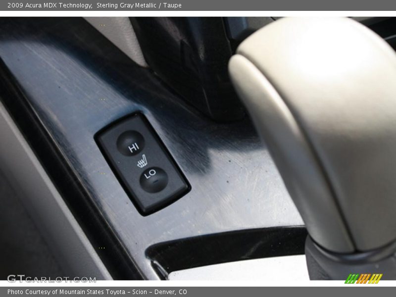 Sterling Gray Metallic / Taupe 2009 Acura MDX Technology