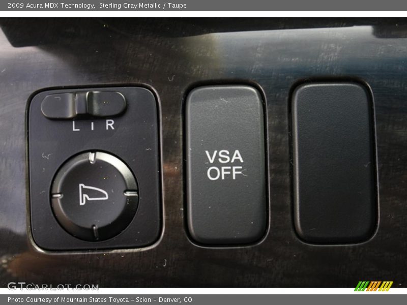 Sterling Gray Metallic / Taupe 2009 Acura MDX Technology