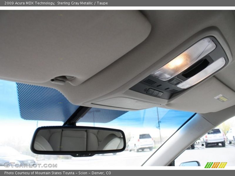 Sterling Gray Metallic / Taupe 2009 Acura MDX Technology