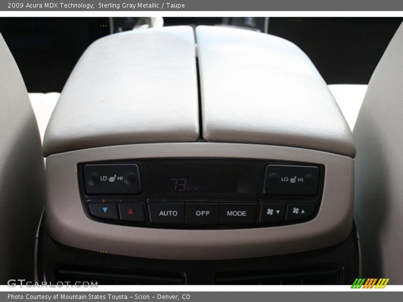 Sterling Gray Metallic / Taupe 2009 Acura MDX Technology