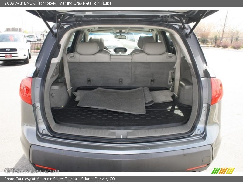 Sterling Gray Metallic / Taupe 2009 Acura MDX Technology