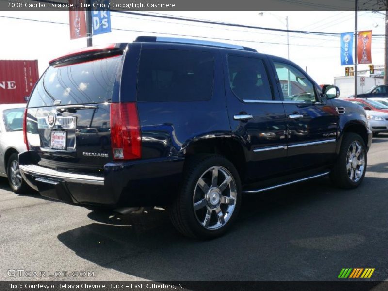 Blue Chip / Cocoa/Light Cashmere 2008 Cadillac Escalade