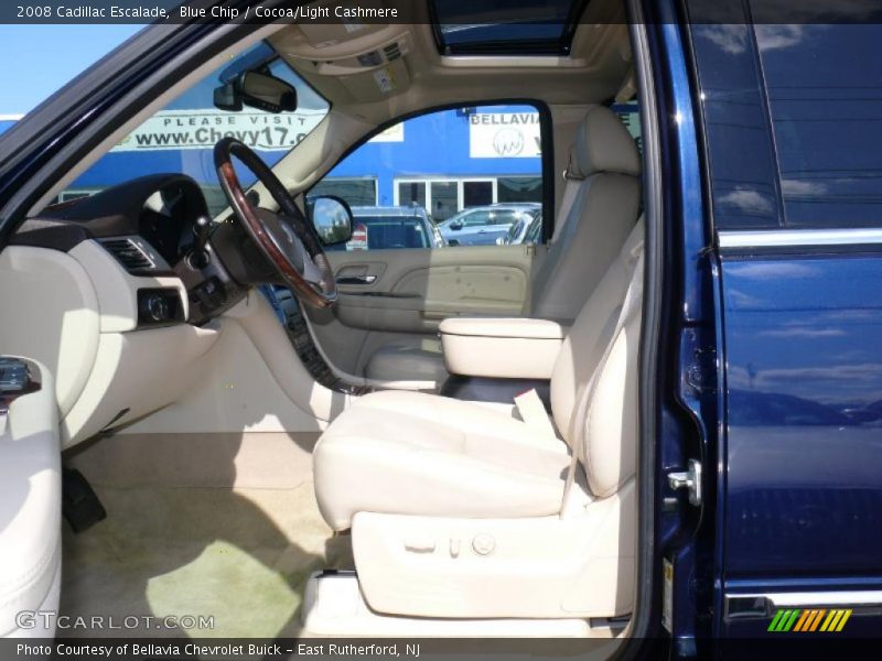 Blue Chip / Cocoa/Light Cashmere 2008 Cadillac Escalade