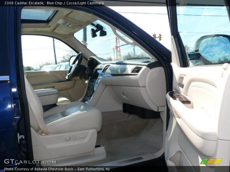 Blue Chip / Cocoa/Light Cashmere 2008 Cadillac Escalade