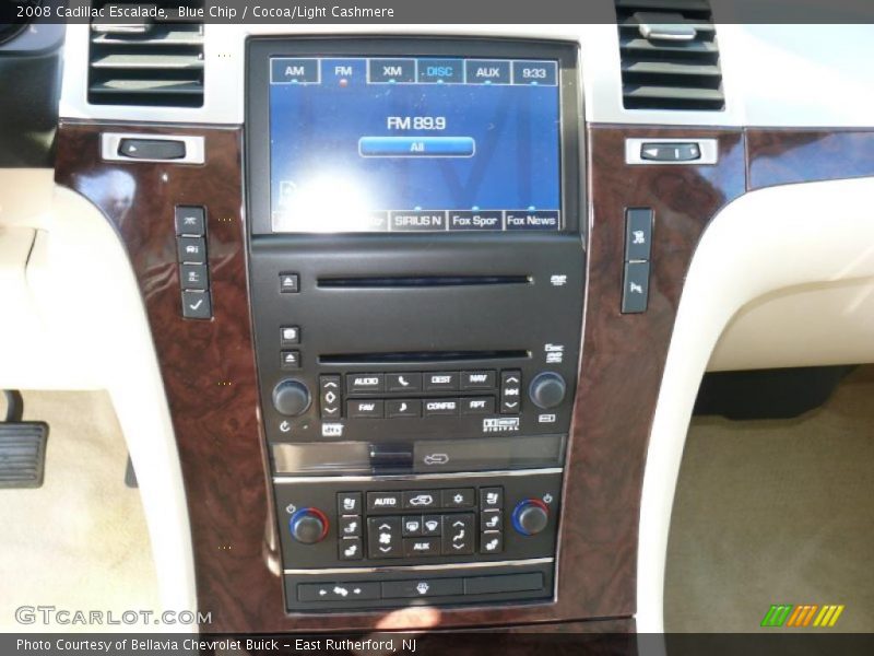 Blue Chip / Cocoa/Light Cashmere 2008 Cadillac Escalade