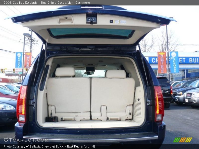 Blue Chip / Cocoa/Light Cashmere 2008 Cadillac Escalade