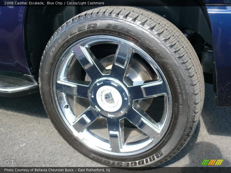 Blue Chip / Cocoa/Light Cashmere 2008 Cadillac Escalade