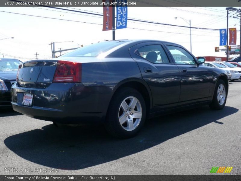 Steel Blue Metallic / Dark Slate Gray/Light Graystone 2007 Dodge Charger