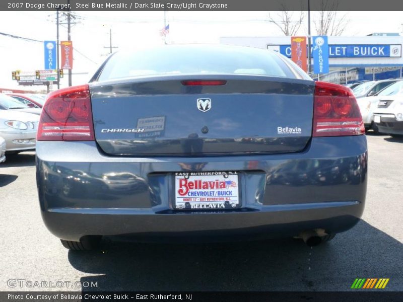 Steel Blue Metallic / Dark Slate Gray/Light Graystone 2007 Dodge Charger