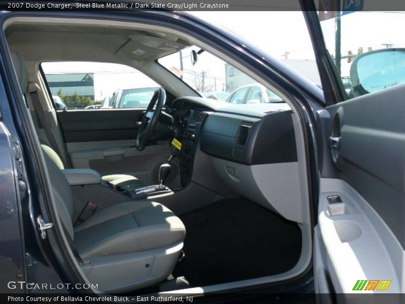 Steel Blue Metallic / Dark Slate Gray/Light Graystone 2007 Dodge Charger