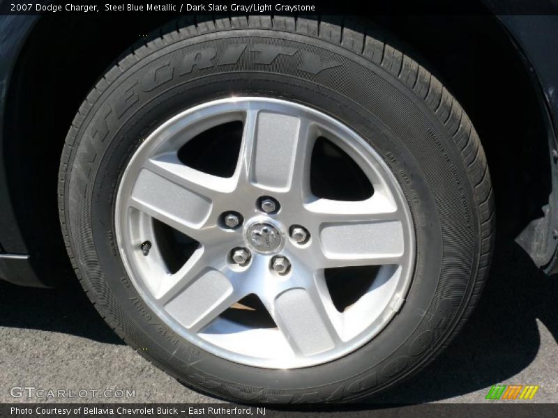 Steel Blue Metallic / Dark Slate Gray/Light Graystone 2007 Dodge Charger