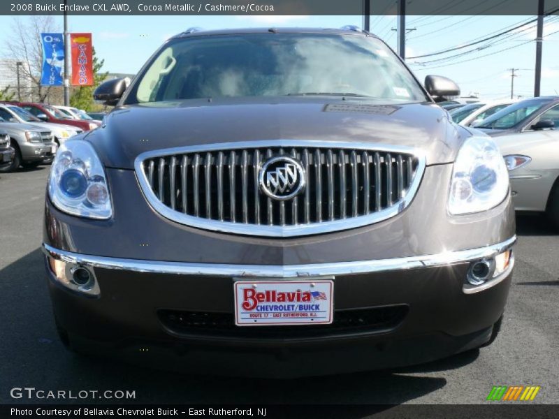 Cocoa Metallic / Cashmere/Cocoa 2008 Buick Enclave CXL AWD