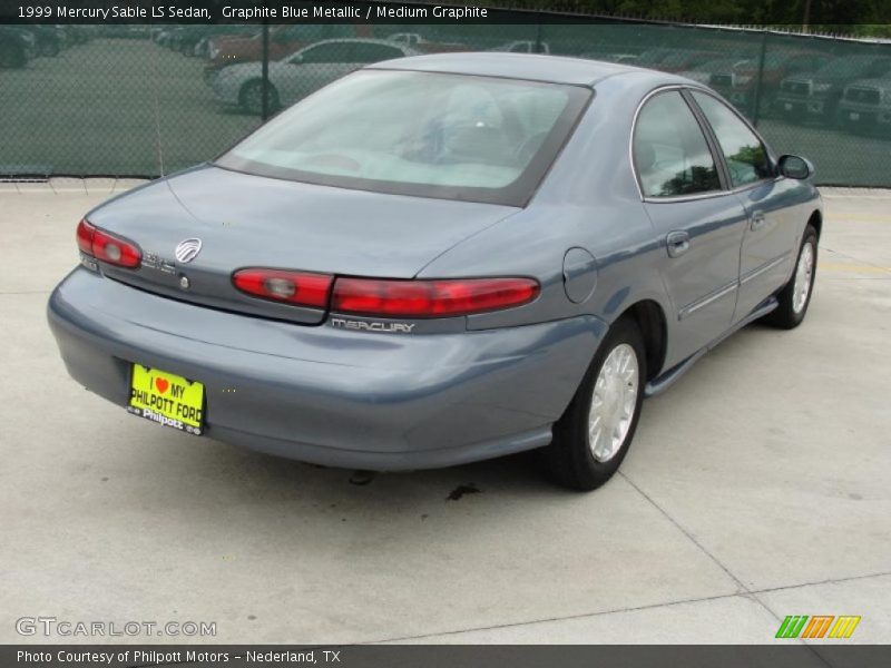 Graphite Blue Metallic / Medium Graphite 1999 Mercury Sable LS Sedan