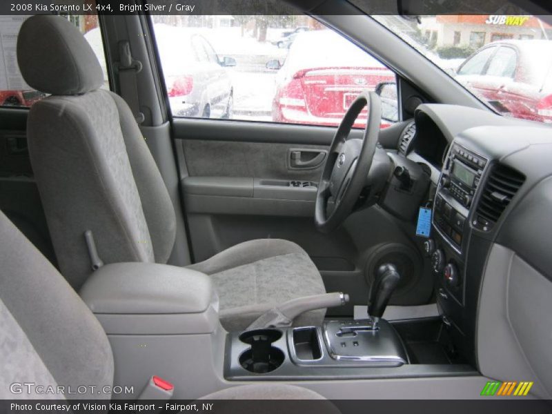 Bright Silver / Gray 2008 Kia Sorento LX 4x4