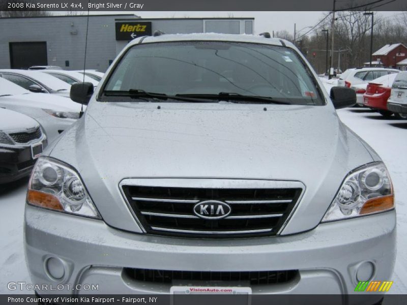 Bright Silver / Gray 2008 Kia Sorento LX 4x4