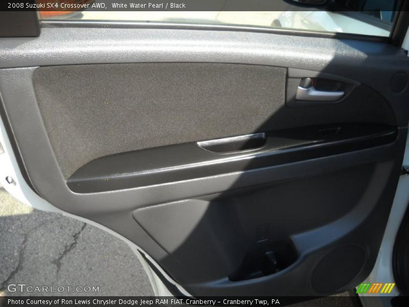 White Water Pearl / Black 2008 Suzuki SX4 Crossover AWD