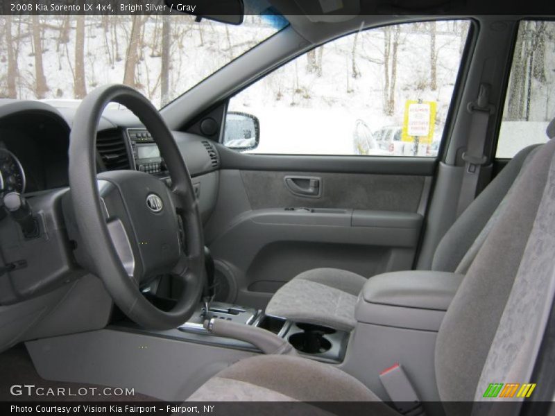 Bright Silver / Gray 2008 Kia Sorento LX 4x4