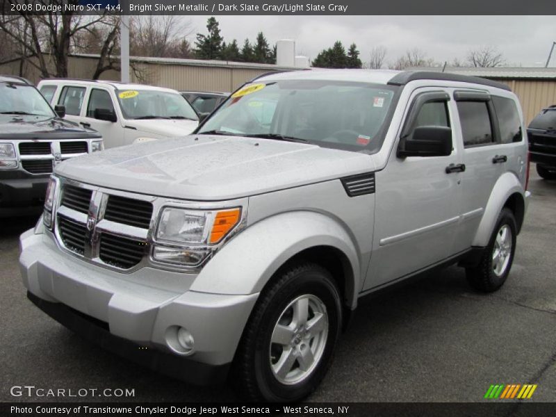 Bright Silver Metallic / Dark Slate Gray/Light Slate Gray 2008 Dodge Nitro SXT 4x4