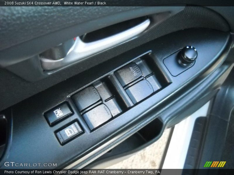 White Water Pearl / Black 2008 Suzuki SX4 Crossover AWD