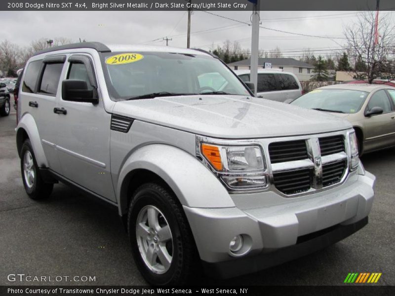 Bright Silver Metallic / Dark Slate Gray/Light Slate Gray 2008 Dodge Nitro SXT 4x4