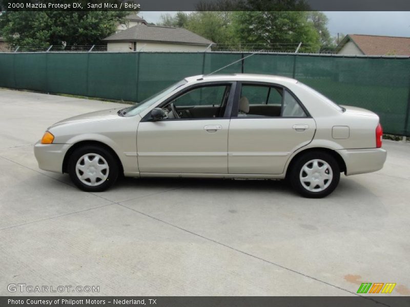 Sand Mica / Beige 2000 Mazda Protege DX